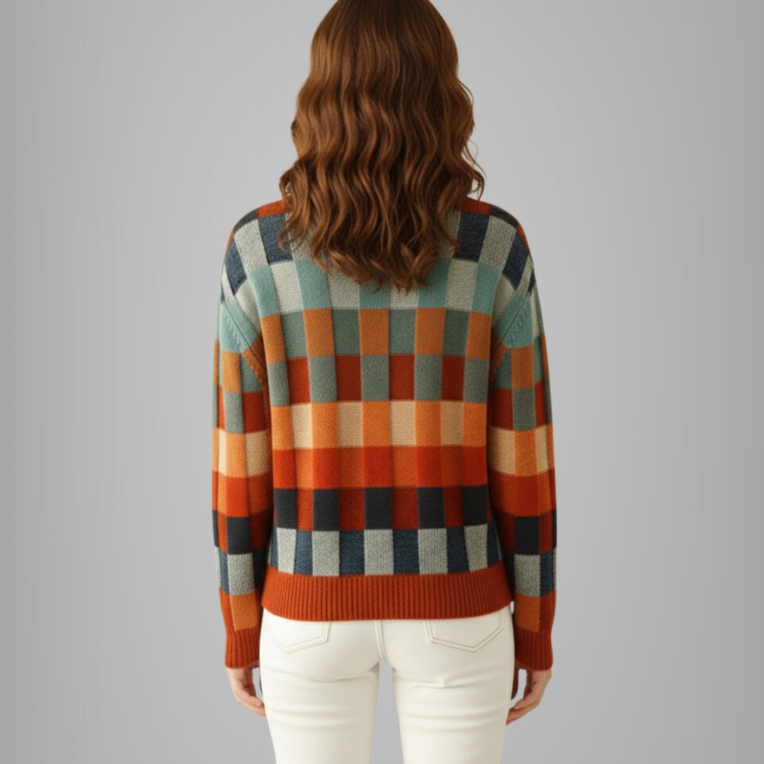 Dames Coltrui Patchwork – Luxe & Tijdloos Design