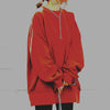 Oversized Dames Sweatshirt Met Ronde Hals En Lange Mouwen
