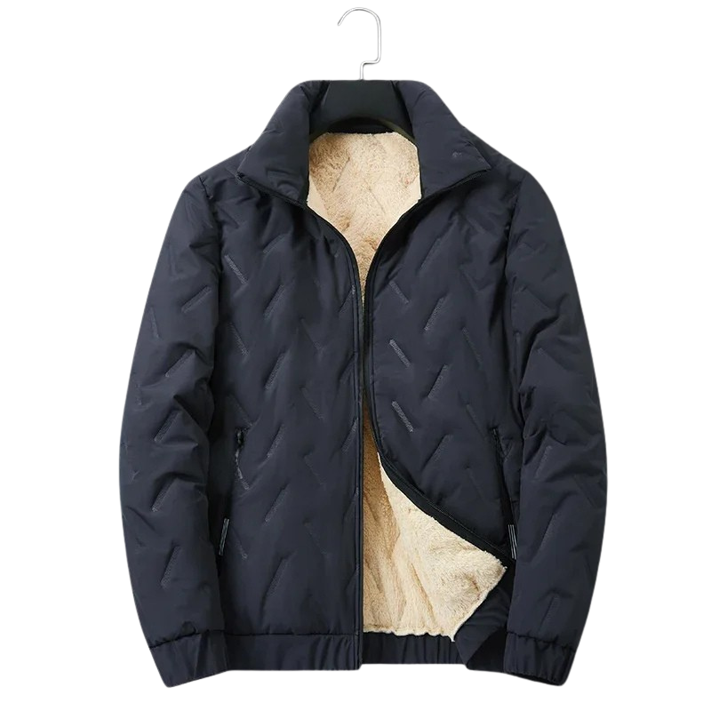 Herenjas – Warme Gewatteerde Jas met Stijlvolle Klassieke Look