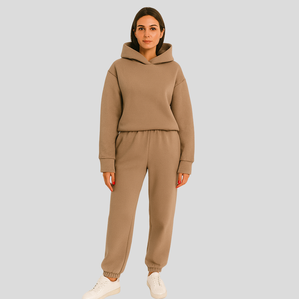 Dames Loungewear Set – Comfortabele Hoodie & Broek