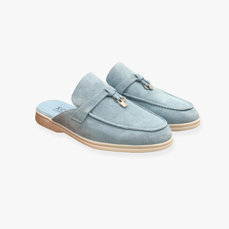 Dames Slip-on Mules met Elegante Gesp en Comfortzool