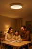 Ronde LED Plafondlamp - Scandinavisch Design, Duurzaam & Sfeervol Licht voor Thuis
