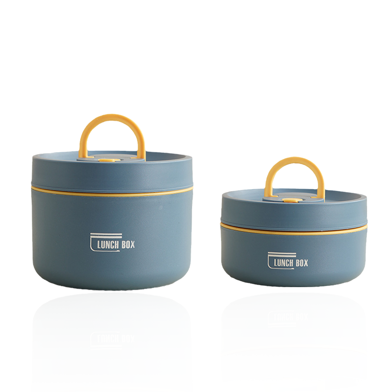 Meerlagige geïsoleerde lunchbox met draagtas – Lekvrij, roestvrij staal, houdt eten urenlang warm of koud, ideaal voor school, werk en onderweg