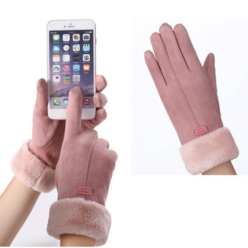 Warme Waterdichte Winterhandschoenen – Touchscreen, Fleece Gevoerd voor Dames