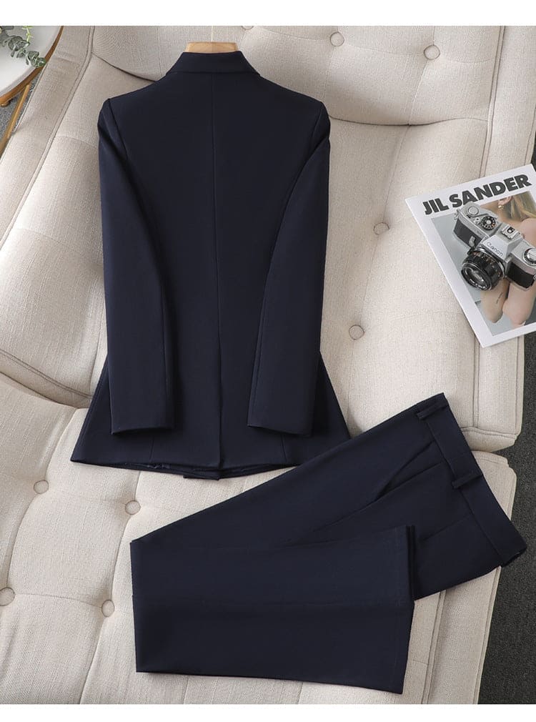 Stylish Broek en Blazer Set voor Dames