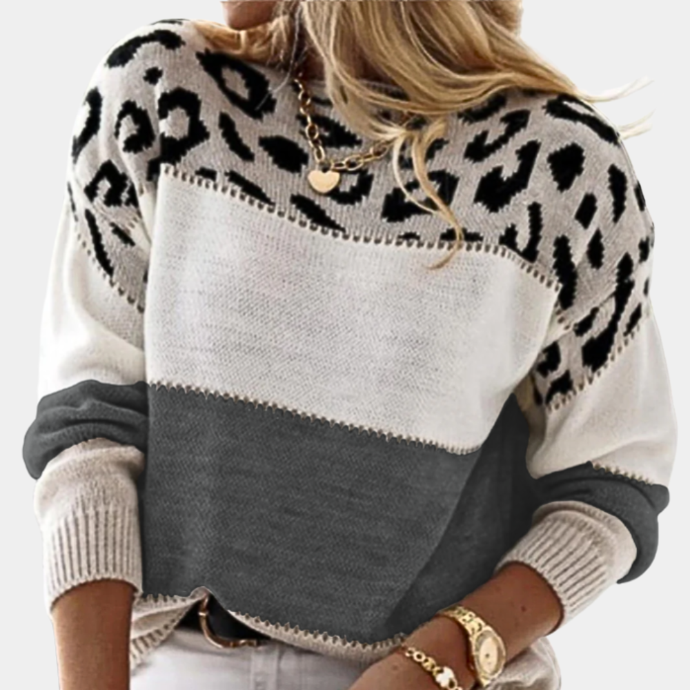 Trendy Damestrui met Luipaardprint en Oversized Pasvorm