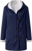 Dames winterjas – Warme sherpa jas met capuchon en toggle-sluiting