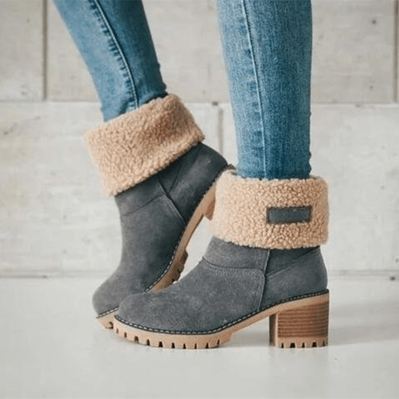 Warme Gevoerde Winterlaarzen voor Dames