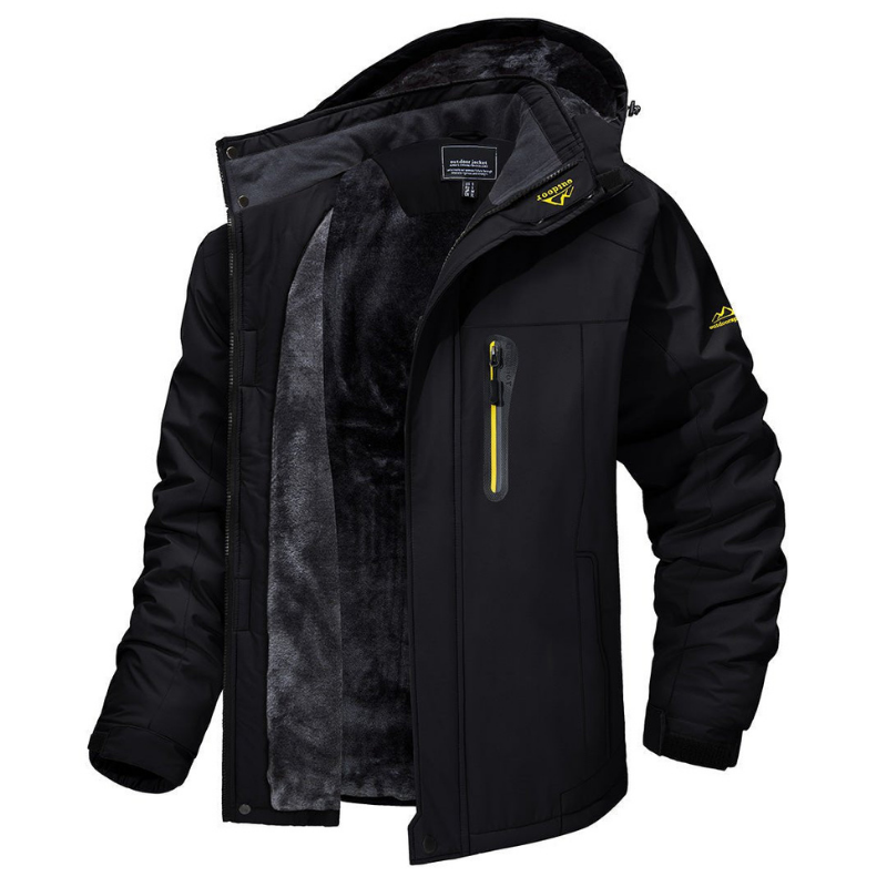 Heren Winterjas Outdoor – Waterdicht, Winddicht en Warm met Fleecevoering