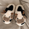 Fluffy Dierenpantoffels – Warme Sloffen met Antislip Zool