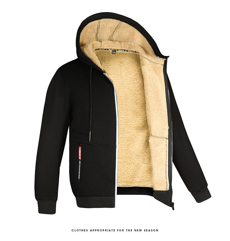 Lammwollen Kapuzenpullover voor heren - Warm en stijlvol-mezamstore.nl