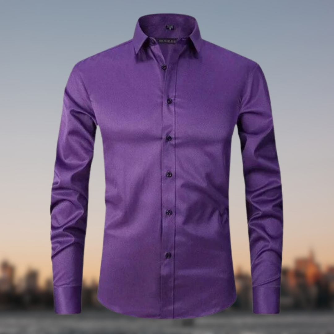 Strijkvrije Stretchblouse voor Dames met Comfortabele Pasvorm