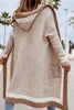 Hoodie Cardigan met Contrastdesign voor de Herfst-mezamstore.nl