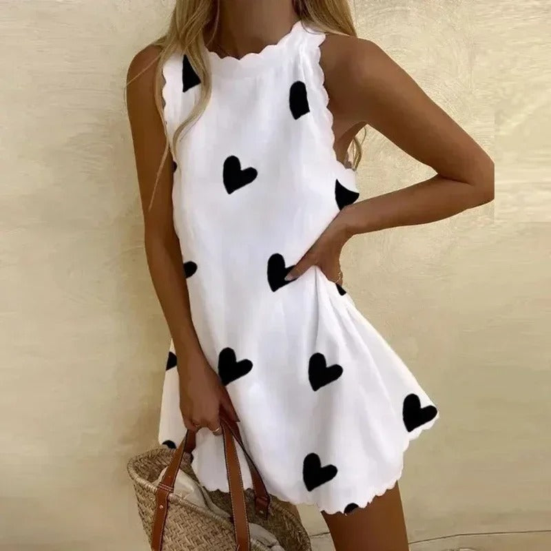 Zomerjurk Kort Luchtig Comfortabel Losvallend Dames Casual