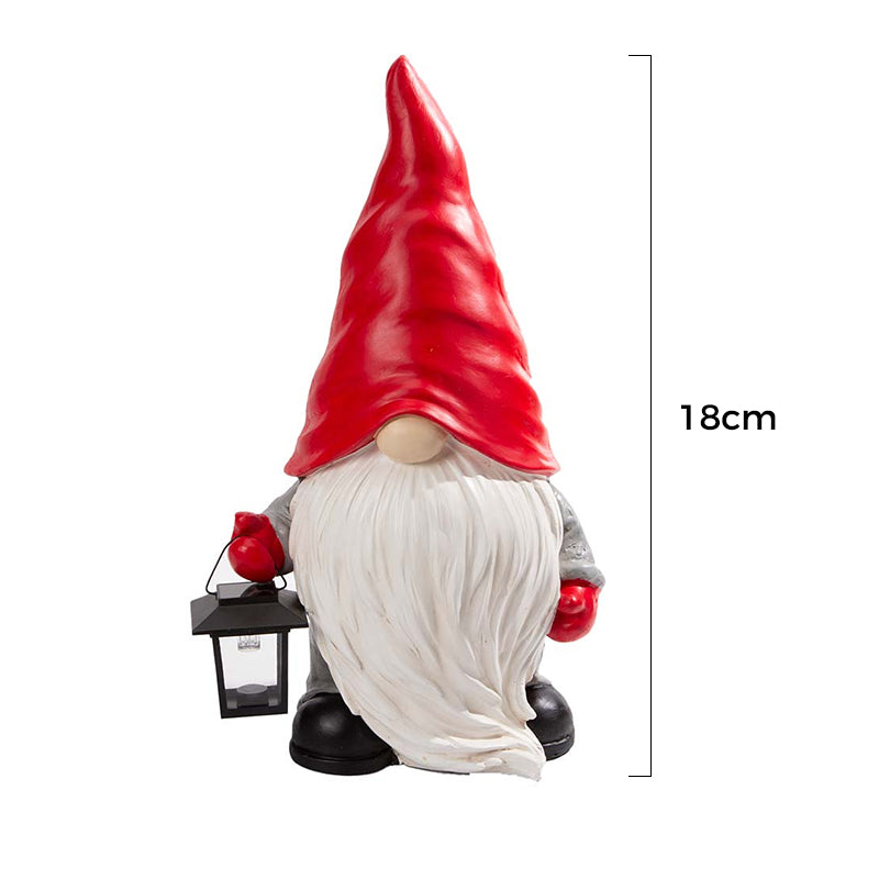 Verlichte Kerst Sneeuwpop Beeld – Decoratief Winterfiguur met Lantaarn