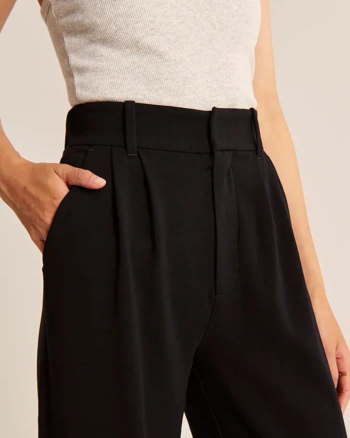 Icy Tailored Lichtgewicht Broek met Wijde Pijpen