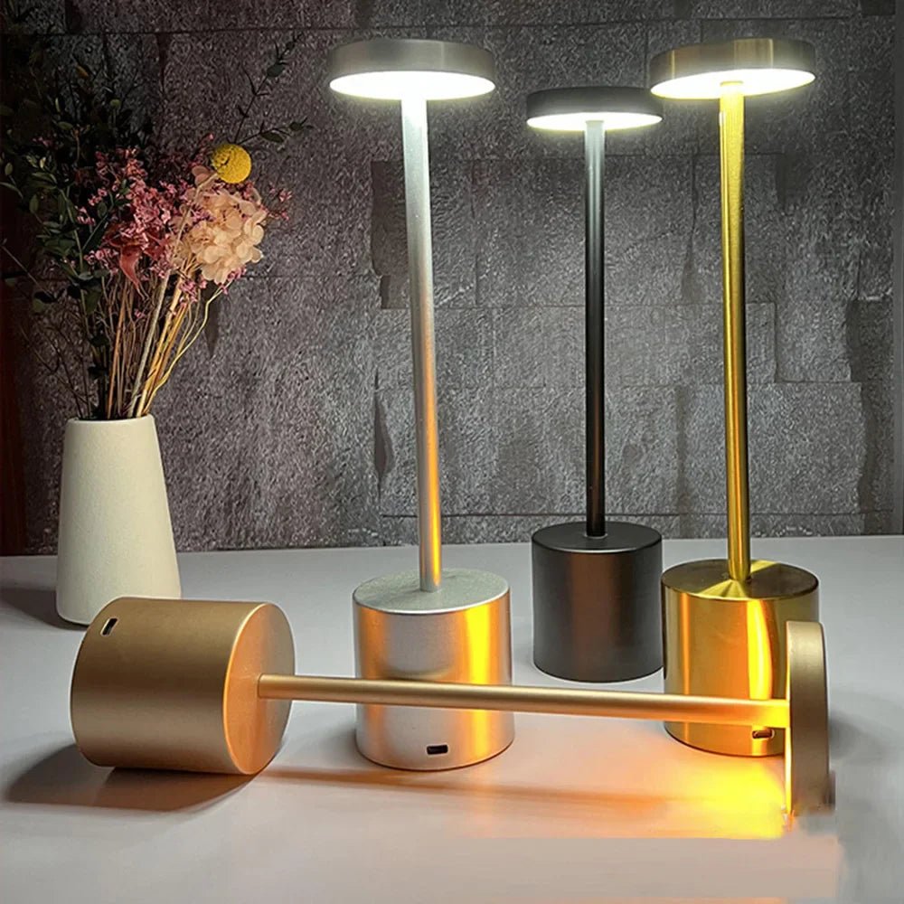 Draadloze Touch Tafellamp met Warm Licht