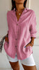Elegant dames shirt met plooidetail en comfortabele pasvorm