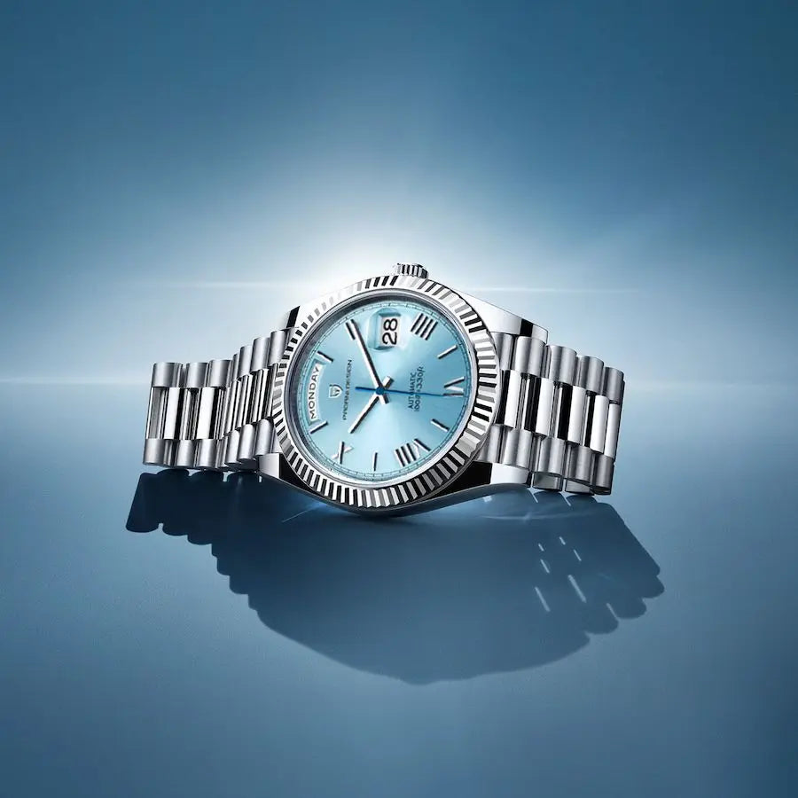 Luxe Heren Automatisch Horloge – Zelfopwindend Roestvrij Staal met Kalenderfunctie