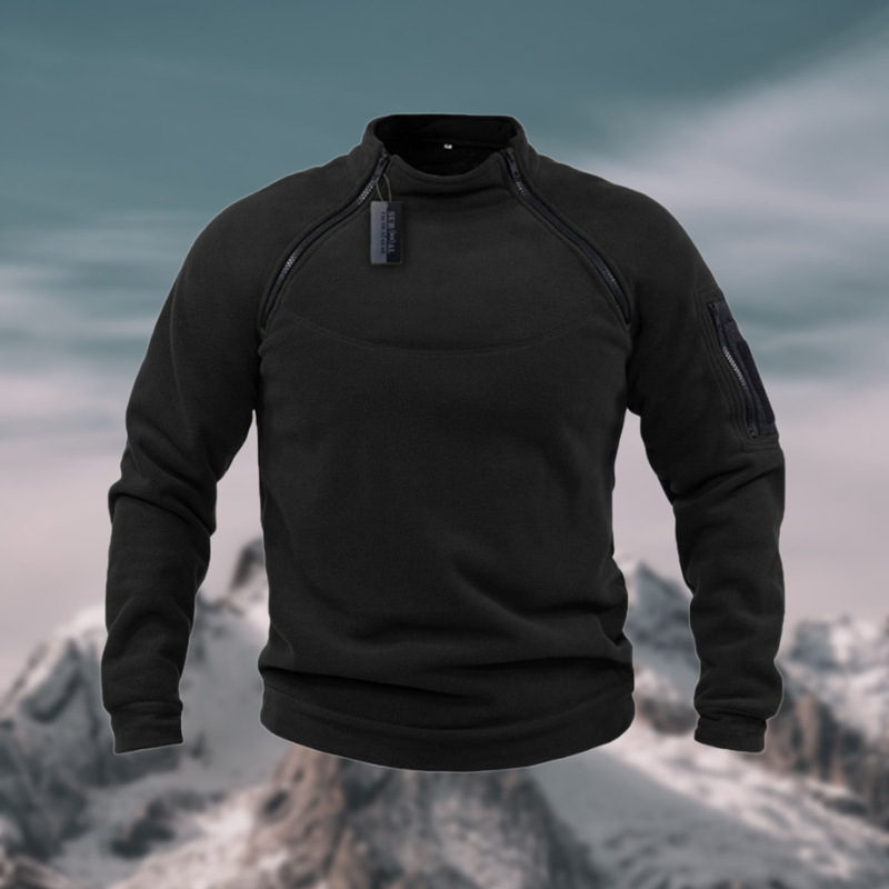Warme en Comfortabele Heren Fleece Pullover met Veiligheidstassen