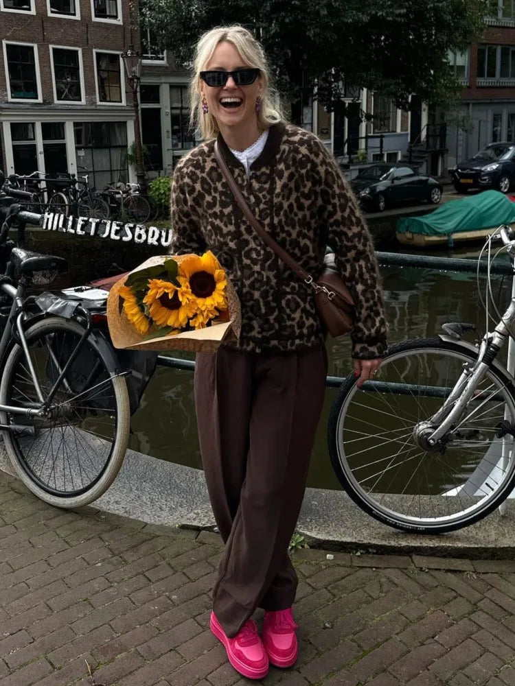 Damesweste van Polyester voor Herfst en Winter-mezamstore.nl