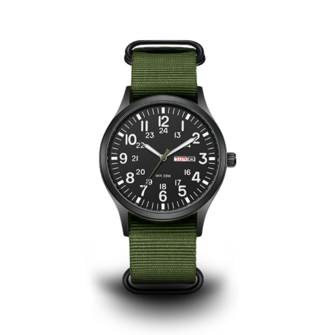 Outdoor Herenhorloge – Waterdicht 100m, Krasvast Saffierglas