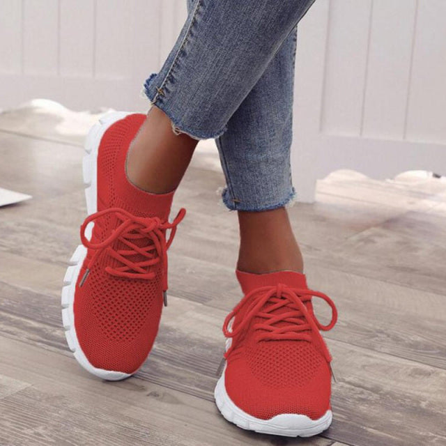 Modieuze Dames Sneakers met Ergonomisch Voetbed en Modern Design