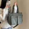 Corduroy Schoudertas Dames – Ruime Shopper met Ritssluiting