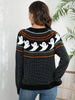 Halloween Strickjacke met Geistermotief - Comfortabel en Stijlvol-mezamstore.nl