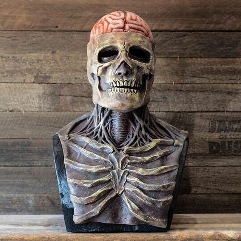 Schedelmasker Halloween Volwassenen – Realistisch Latex Skelet Masker voor Cosplay, Feest & Trick-or-Treat