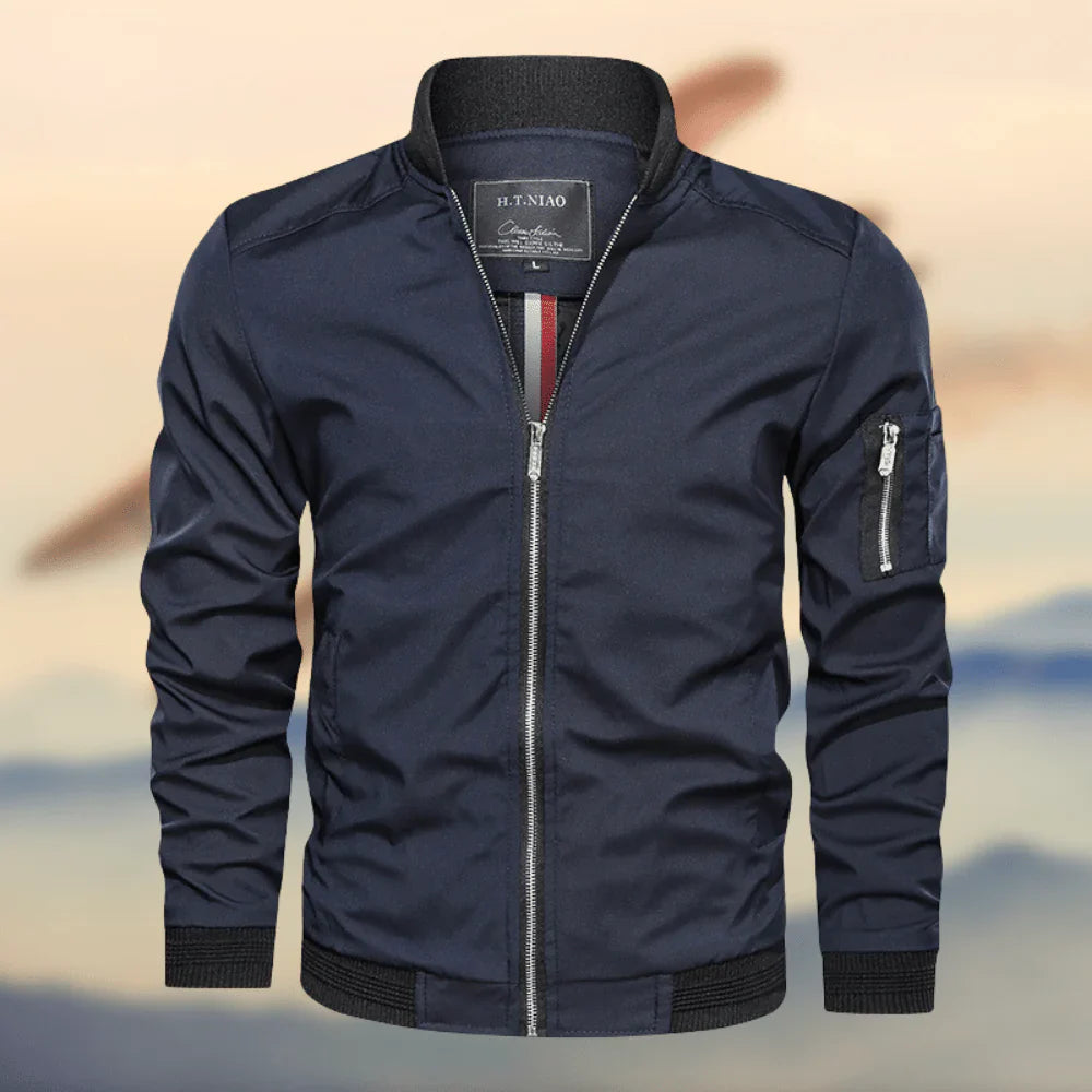 Stijlvol Heren Bomberjack - Regular Fit - Ritssluiting - Lichtgewicht en Duurzaam Design