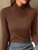 Elegante Coltrui voor Dames met Hoge Kraag