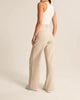 Icy Tailored Lichtgewicht Broek met Wijde Pijpen