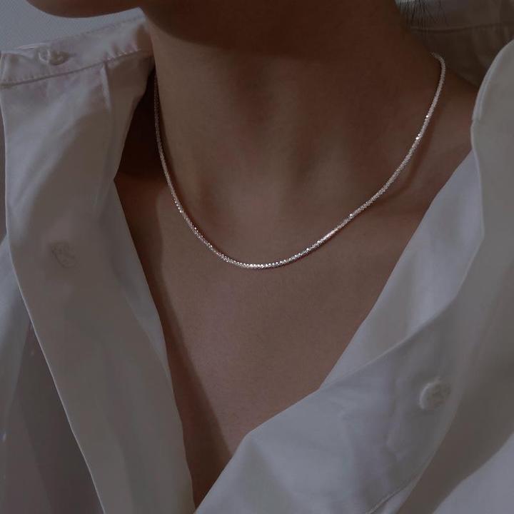 Zilveren Sterrenlicht Ketting Set - 925 Sterling