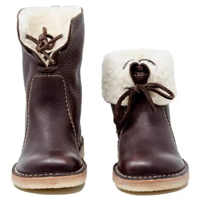 Warme Winterlaarzen met Bontvoering en Stijlvol Design