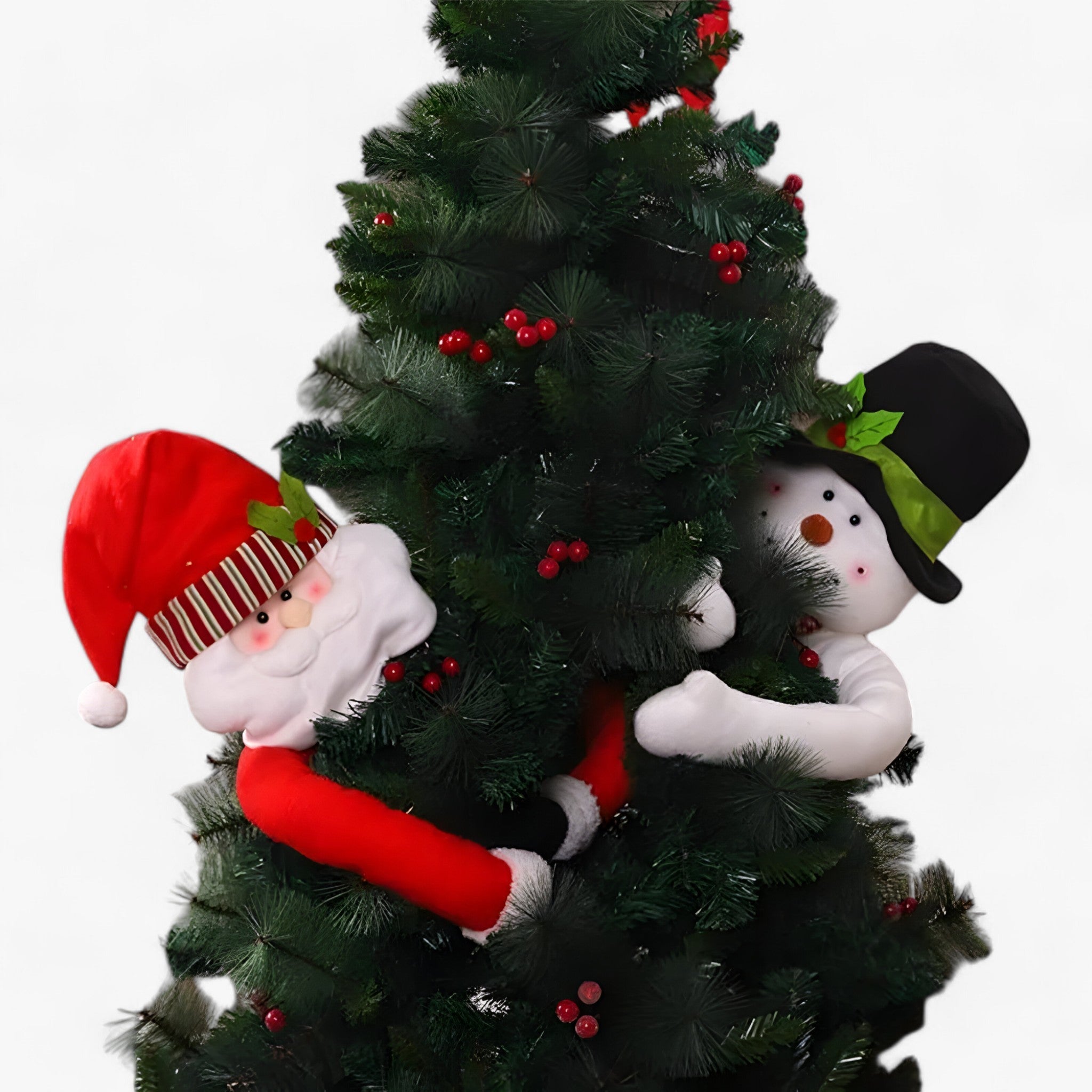 Kerstboom Hanger Decoratie – Santa & Sneeuwpop Boomfiguren