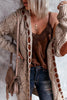 Lang Grof Gebreid Dames Vest met Capuchon – Oversized