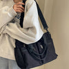Corduroy Schoudertas Dames – Ruime Shopper met Ritssluiting