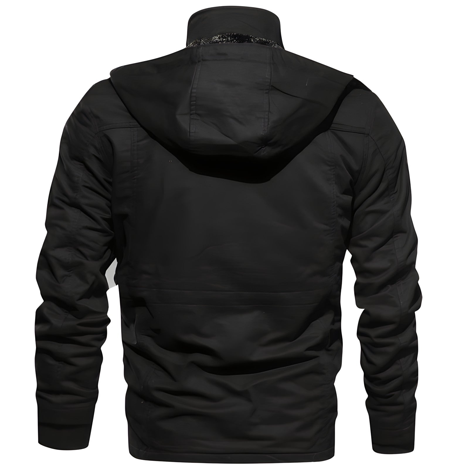 Waterdichte Winterjas Heren – Outdoor Jas met Fleece Capuchon & Zakken