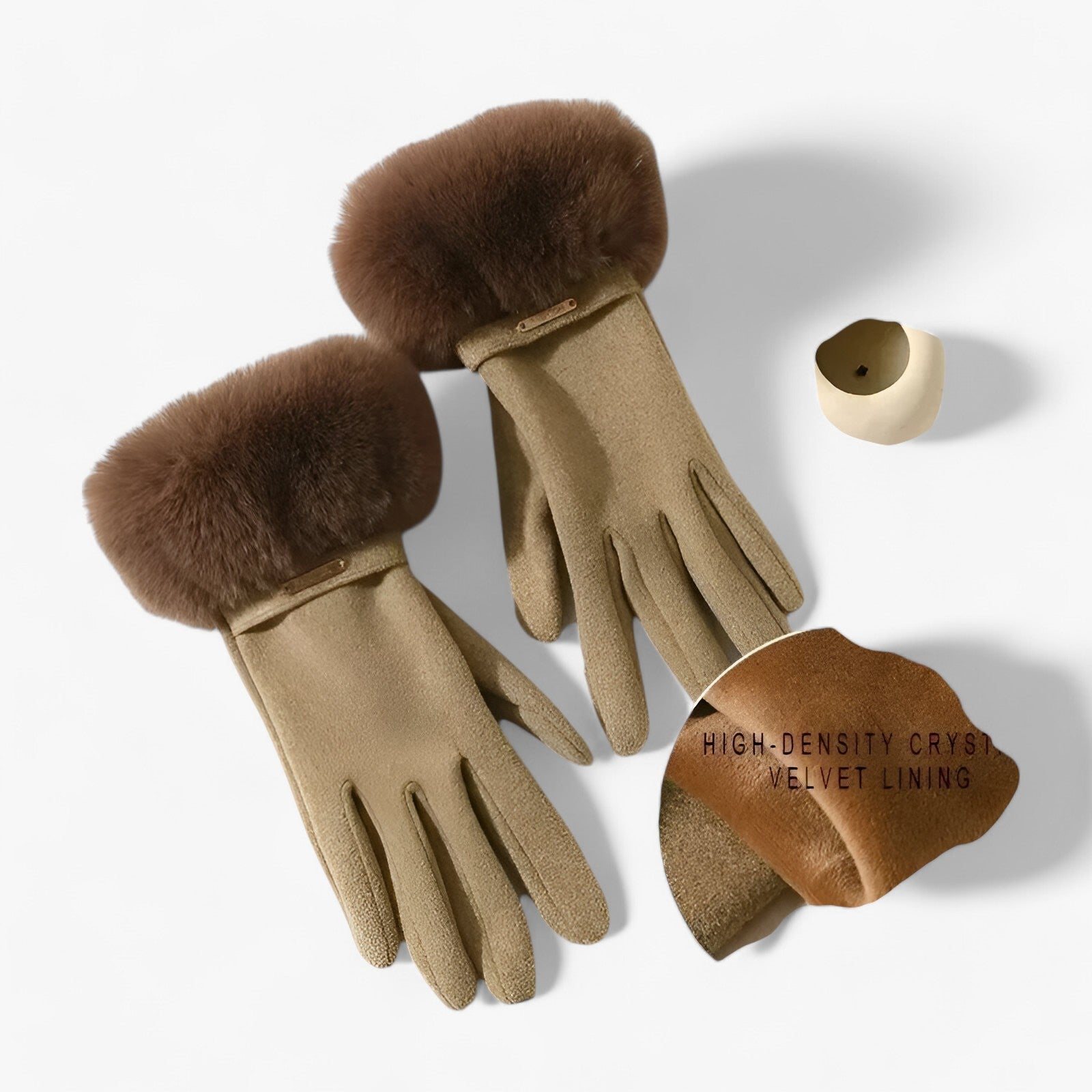 Elegante Dameshandschoenen – Winterdesign met Luxe Manchetten