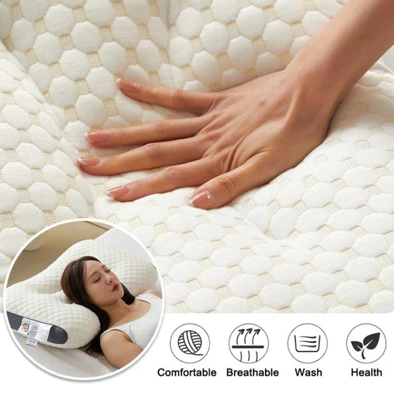 Luxe Orthopedisch Kussen | Verlichting Nek- en Rugpijn | Traagschuim Comfort