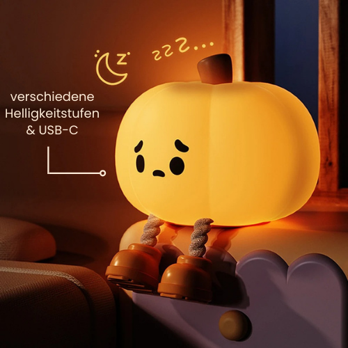 Lichtgevende Halloween Kürbis met Timer en Oplaadfunctie-mezamstore.nl