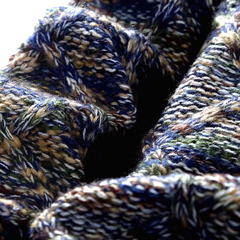 Herentrui met patroon – Warme gebreide trui in vintage stijl