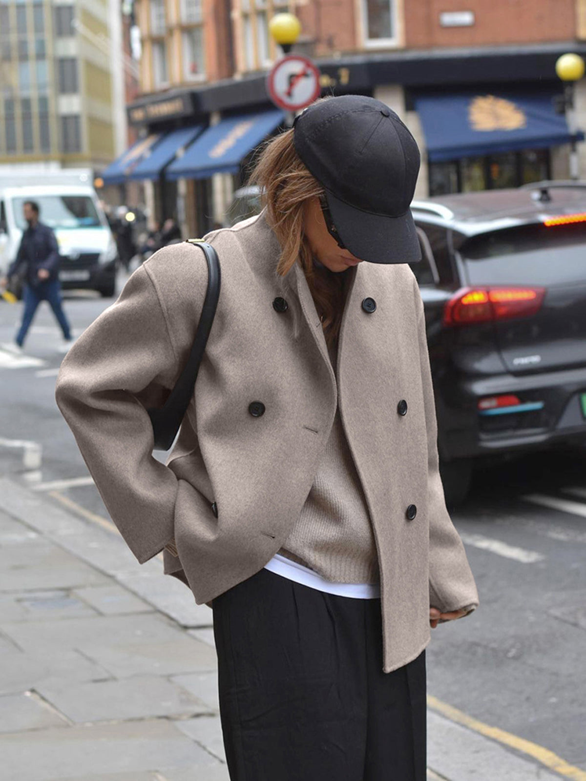 Oversized Button-Down Jas voor Dames - Stijlvol en Comfortabel