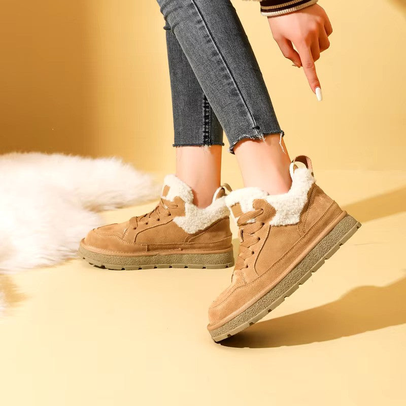 Warm gevoerde winter sneakers voor stijl en comfort