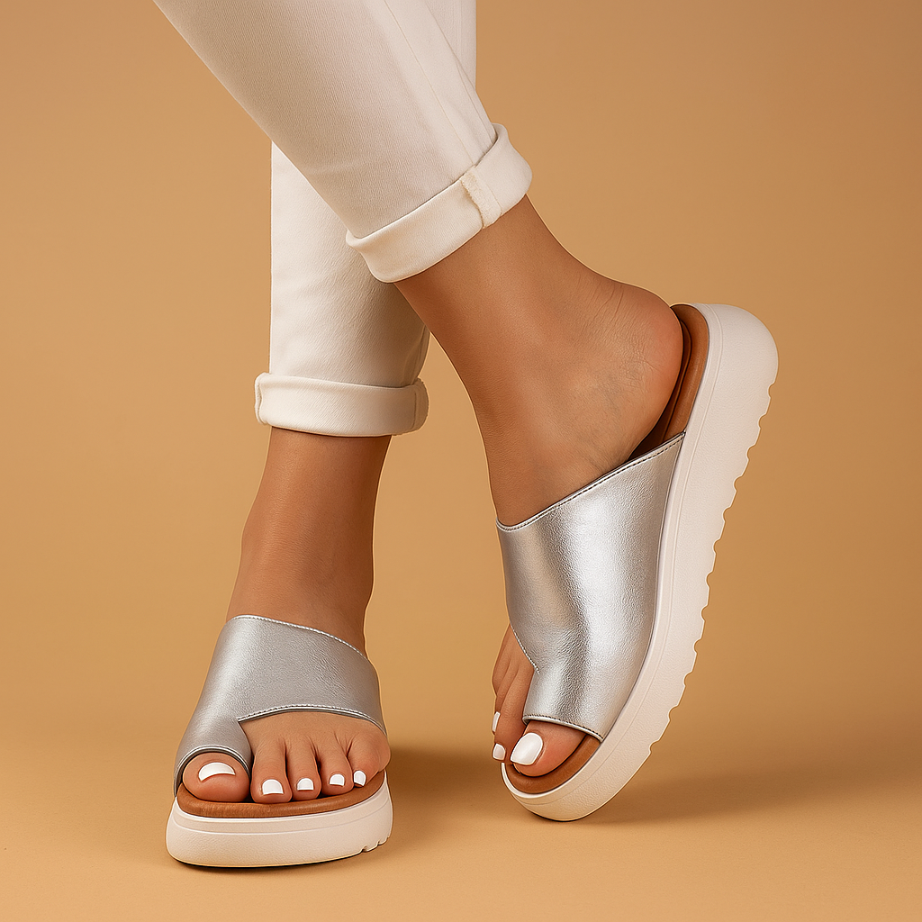 Stijlvolle Dames Sandalen met Anatomisch Voetbed en Verstelbare Banden