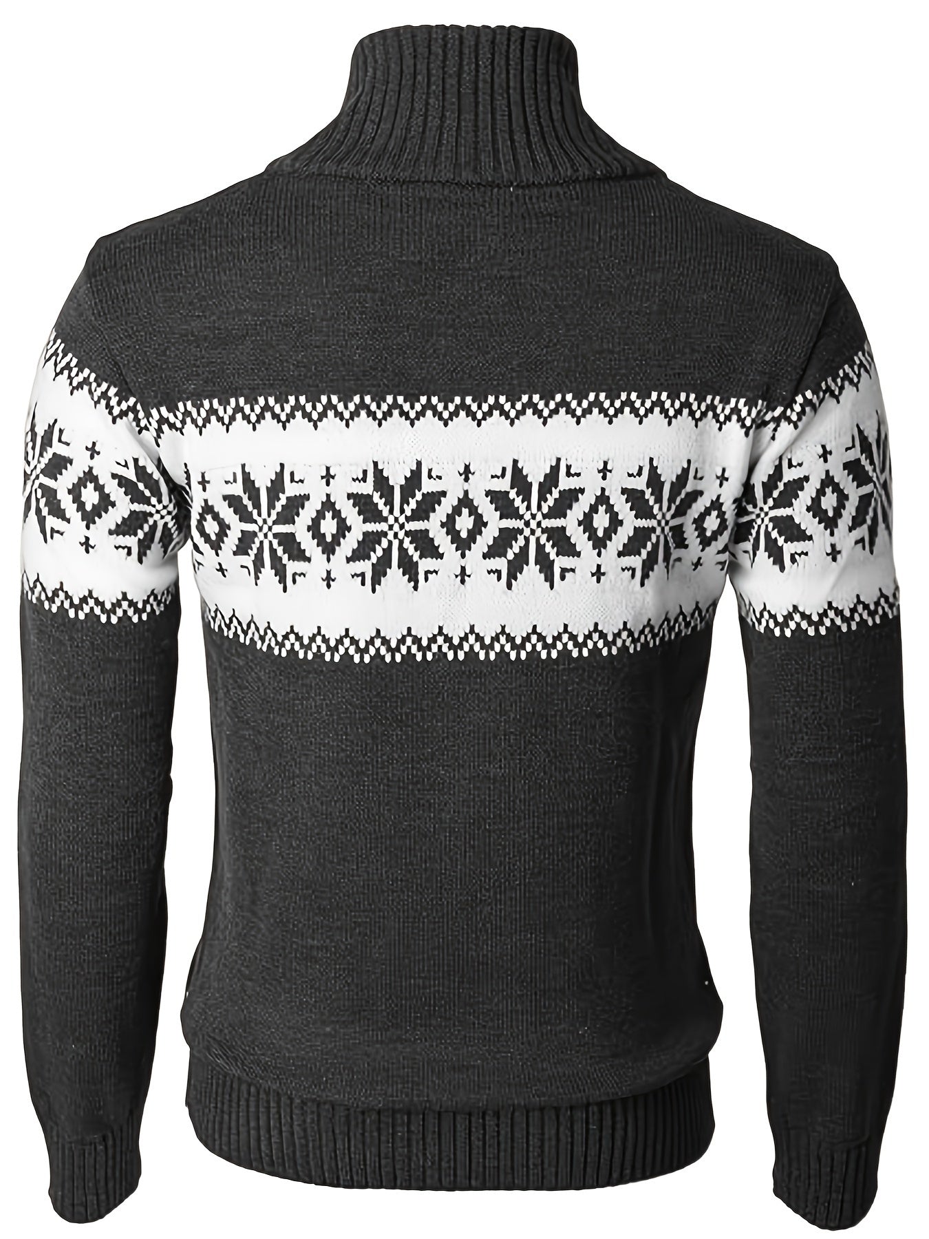 Heren Wintertrui met Noors Motief – Warme Kerst & Winter Sweater