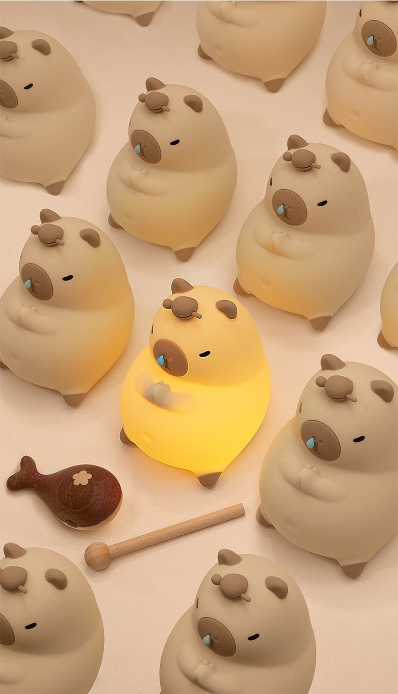 Schattige Hamster Nachtlamp – Warm LED Licht & Knuffelbaar Design