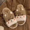 Fluffy Dierenpantoffels – Warme Sloffen met Antislip Zool