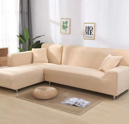 Rekbare L-Bank Hoes – Beschermende & Elastische Sofa Cover